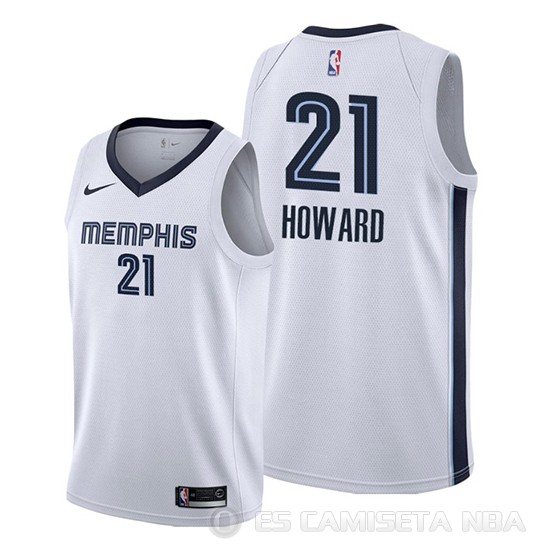 Camiseta Dwight Howard #21 Memphis Grizzlies Association Blanco - Haga un click en la imagen para cerrar